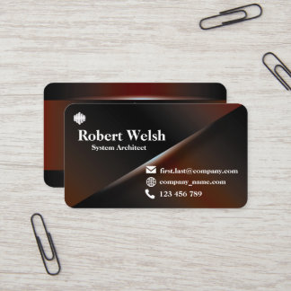 Farbige Visitenkarte Serie 10