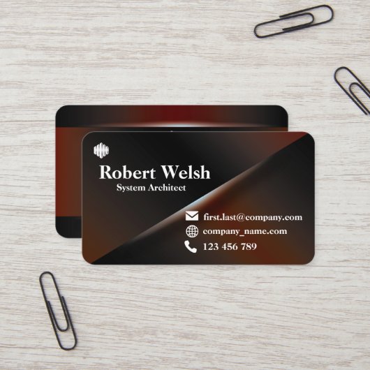 Farbige Visitenkarte Serie 10 (Vorderseite/Rückseite Beispiel)