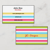 Farbige Visitenkarten für Spaß Visitenkarte (Vorne/Hinten)