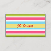 Farbige Visitenkarten für Spaß Visitenkarte (Rückseite)