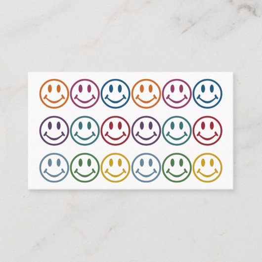 Farbige Visitenkarten Visitenkarte (Vorderseite)