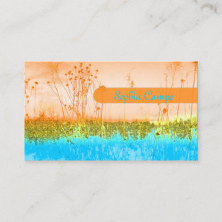 Farbige Visitenkarten-Vorlage Visitenkarte