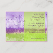 Farbige Visitenkarten-Vorlage Visitenkarte (Rückseite)