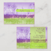 Farbige Visitenkarten-Vorlage Visitenkarte (Vorne/Hinten)