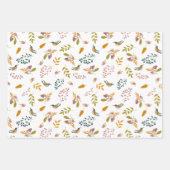 Farbige Vögel Geschenkpapier Set (Vorderseite 3)