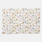 Farbige Vögel Geschirrtuch (Horizontal)