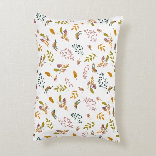 Farbige Vögel Pillowcase Dekokissen (Rückseite(Vertikal))