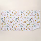 Farbige Vögel Strandtuch (Vorderseite)