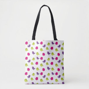 Farbige Vögel Tasche