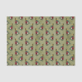 Farbige Vögel und Blume Seidenpapier (Vorderseite)