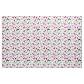 Farbige Vogelarten Blume Bouquet Chic Floral Muste Stoff (Yard (91,4 cm))