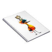 Farbige Vogelschraubenbindung Notizbuch, Launige V Notizblock (Rechte Seite)