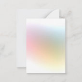 Farbige Vorlage Elegantes handgeschriebenes Monogr (Rückseite)