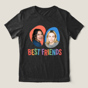 Farbige Vorlage für das Foto der besten Freunde Tri-Blend Shirt