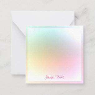 Farbige Vorlage Handgeschriebener Skripttext Moder