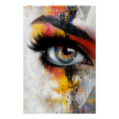 Farbige Wahrnehmung Glossy Poster (Vorderseite)