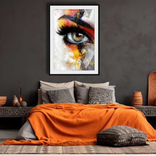 Farbige Wahrnehmung Glossy Poster