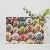 Farbige Waldhütten Dankeskarte (Stehend Vorderseite)