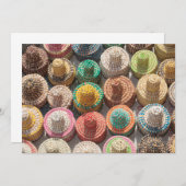 Farbige Waldhütten Dankeskarte (Vorne/Hinten)