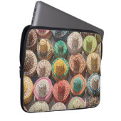 Farbige Waldhütten Laptopschutzhülle (Vorne Rechts)