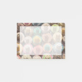 Farbige Waldhütten Post-it Klebezettel (Vorderseite)