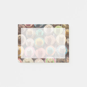 Farbige Waldhütten Post-it Klebezettel