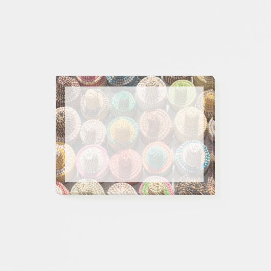 Farbige Waldhütten Post-it Klebezettel (Vorderseite)