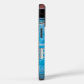 Farbige Wand mit blauer Tür Case-Mate iPhone Hülle (Rückseite / Rechts)
