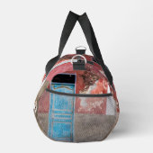 Farbige Wand mit blauer Tür Duffle Bag (Rechts)