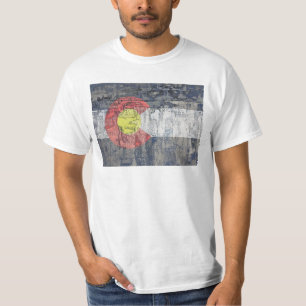 farbige Wand T-Shirt