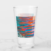 Farbige Wasserarme Glas (Rückseite)