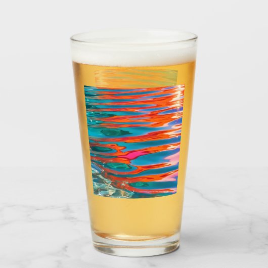 Farbige Wasserarme Glas (Rückseite (gefüllt))