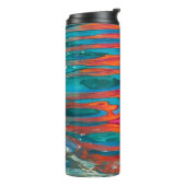 Farbige Wasserarme Thermosbecher (Nach links gedreht)