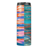 Farbige Wasserarme Thermosbecher (Rückseite)