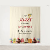 Farbige Wasserfarbe Eiscreme Sweet Baby Dusche Wandteppich (Vorderseite)