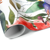 Farbige Wasserfarbe Geschenkpapier (Rolleneckpunkt)