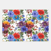 Farbige Wasserfarbe Geschenkpapier Set (Vorderseite 3)