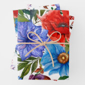 Farbige Wasserfarbe Geschenkpapier Set (Beispiel)