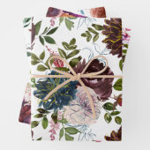 Farbige Wasserfarbe Geschenkpapier Set (Beispiel)