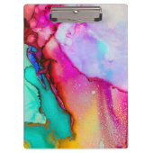 Farbige Wasserfarbe Klemmbrett (Vorderseite)