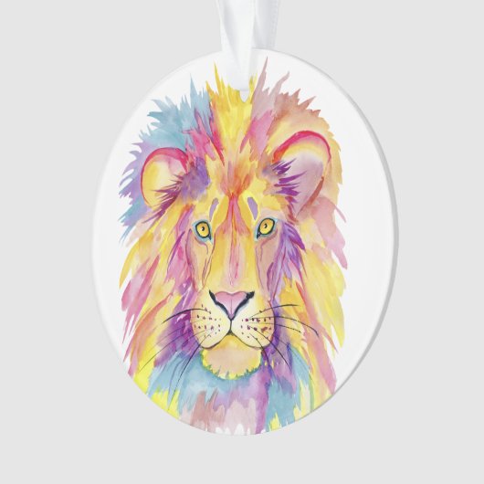 Farbige Wasserfarbe Ornament (Vorderseite)