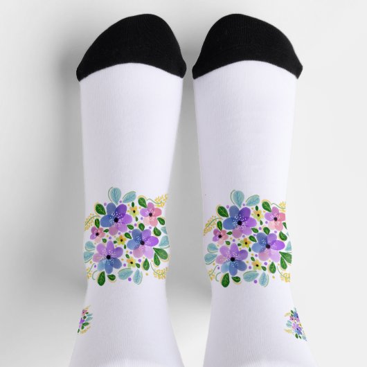 Farbige Wasserfarbe Socken (Oben)