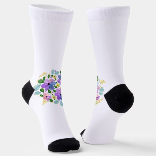 Farbige Wasserfarbe Socken (Gewinkelt)