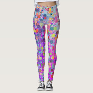 Farbige Wasserfarbe Yoga Leggings
