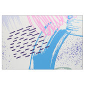 Farbige Wasserfarben abstrakte Pinselstriche Stoff (Fat Quarter (45,7 x 55,9 cm))