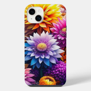 Farbige Wasserfarben Blumen   iPhone 14 Plus Hülle