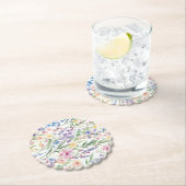 Farbige Wasserfarben Blumen Untersetzer (Vor Ort)