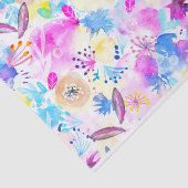 Farbige Wasserfarben Frühlingsblumen 1 Seidenpapier (Ausschnitt)