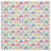 Farbige Wasserfarben Rainbows Herz & Sternmuster Stoff (Muster)