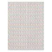 Farbige Wasserfarben Rainbows Herz & Sternmuster Tischdecke (Vorderseite)